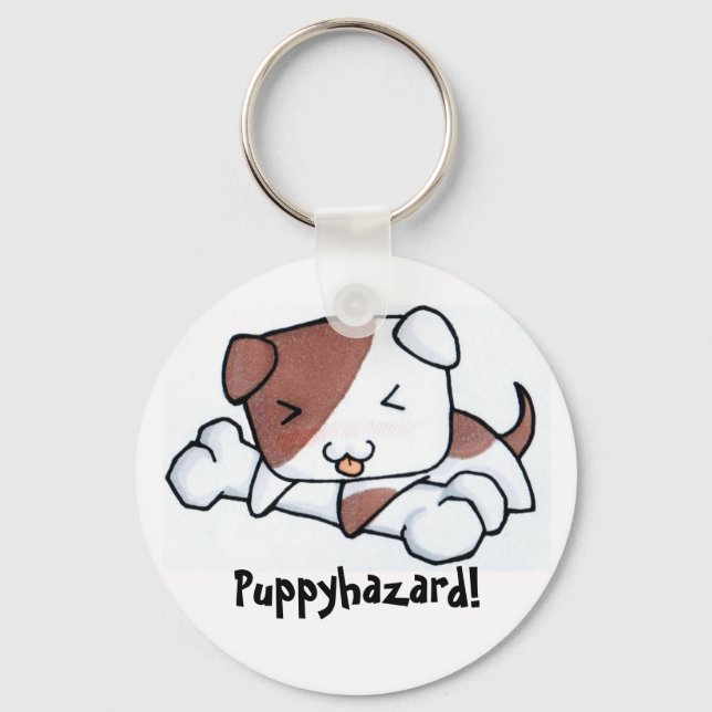 Llavero Keychain Puppyhazard (Anverso)