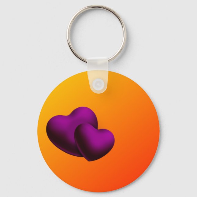 Llavero Keychain Purple Hearts (Anverso)