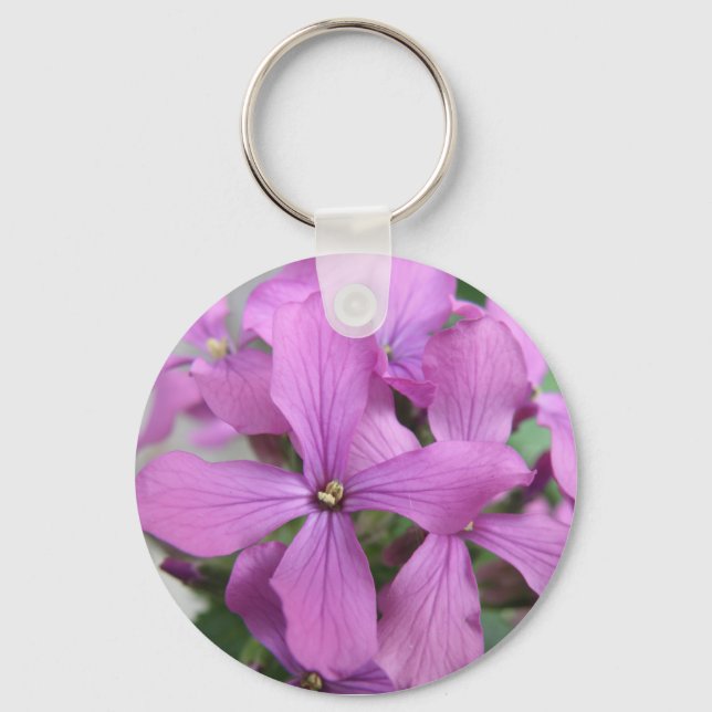 Llavero Keychain Purple Wildflowers (Anverso)