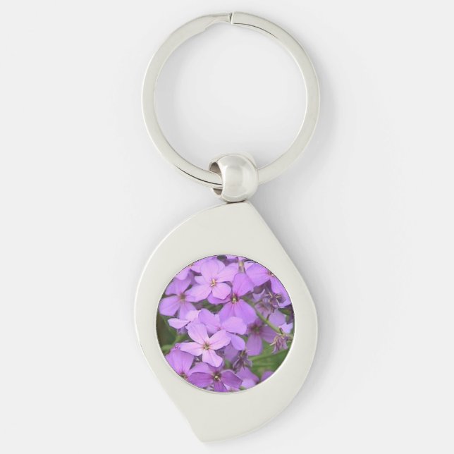 Llavero Keychain Purple Wildflowers (Anverso)