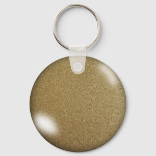Llavero Keychain Purpurina de oro