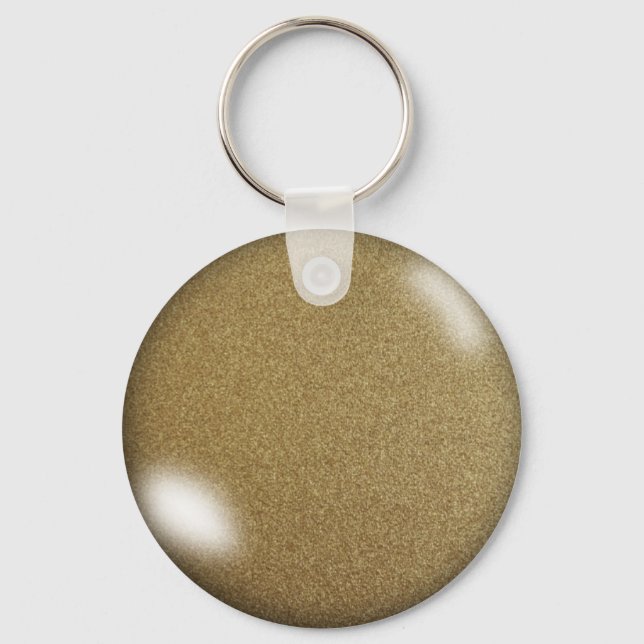 Llavero Keychain Purpurina de oro (Reverso )