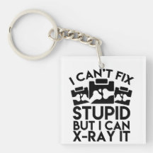 Keychain radióloga, cadena de claves divertidas de