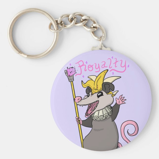 Llavero Keychain real de Opossum (Frente)