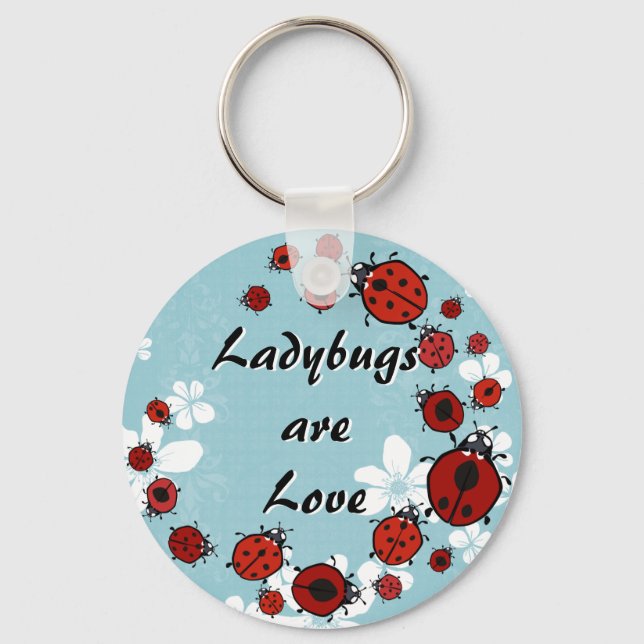 Llavero Keychain Red Ladybug (Anverso)