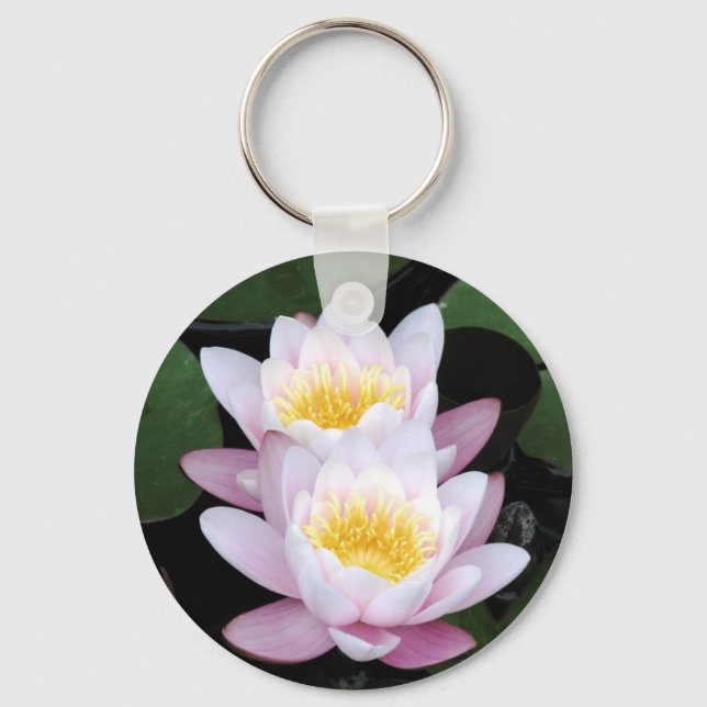 Llavero Keychain redondeada de canas de agua (Anverso)