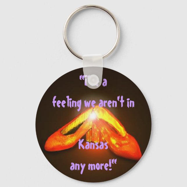 Llavero KEYCHAIN Regalo Zapatillas de rubí por si tengo un (Anverso)