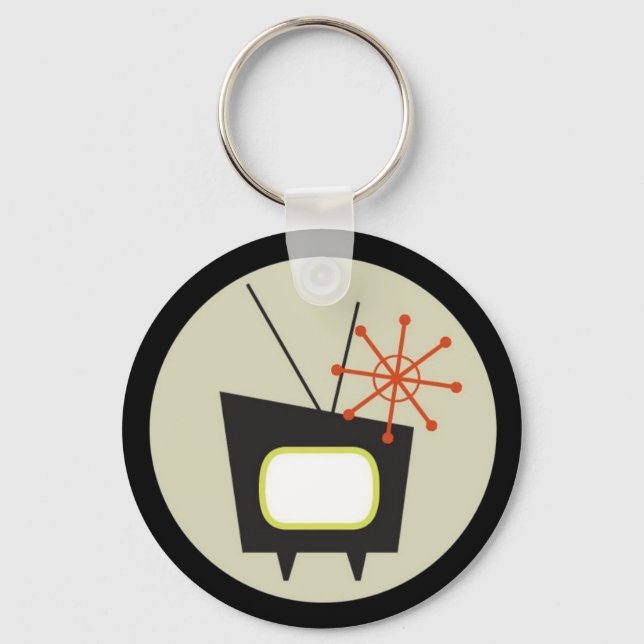 Llavero Keychain retro 1950 TV Set (Anverso)