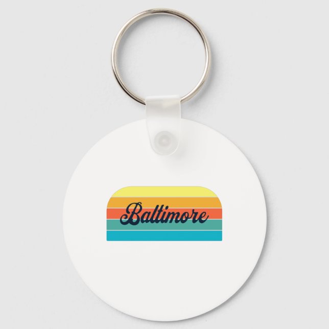 Llavero Keychain Retro Baltimore (Anverso)