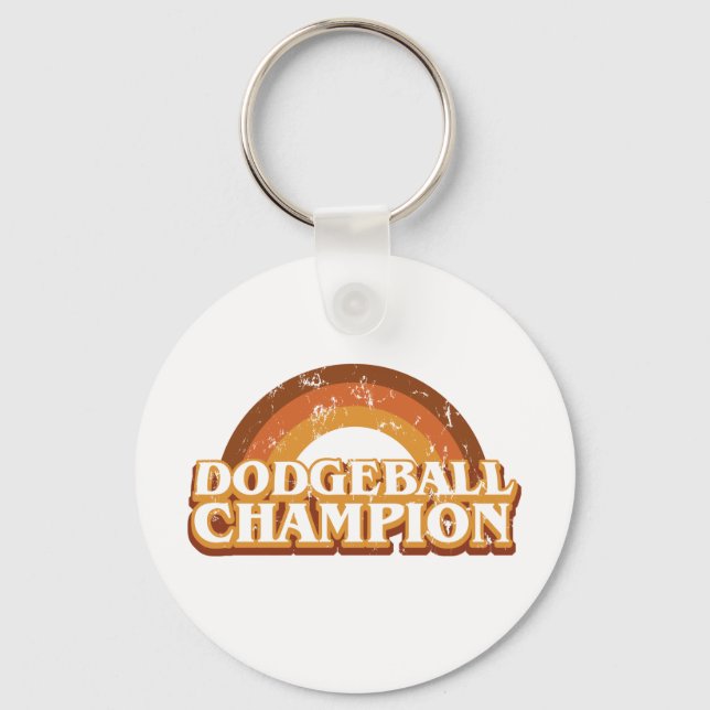 Llavero Keychain Retro Dodgeball (Anverso)