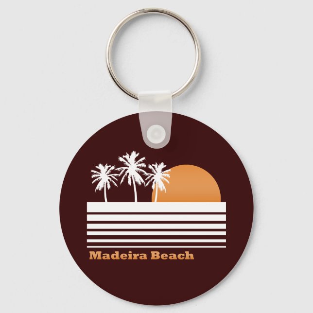 Llavero Keychain Retro Madeira Beach (Anverso)