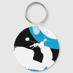 Llavero Keychain Retro Mod Scooter