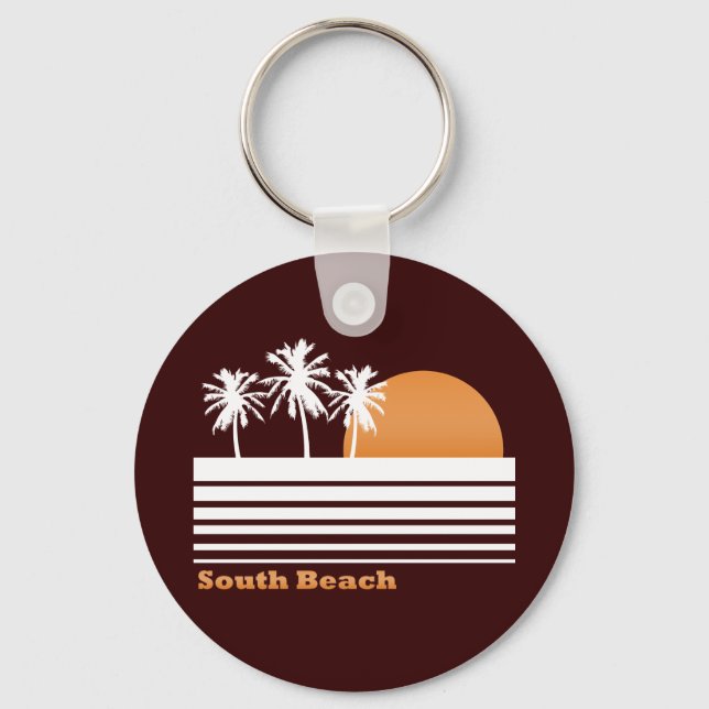Llavero Keychain Retro South Beach (Anverso)