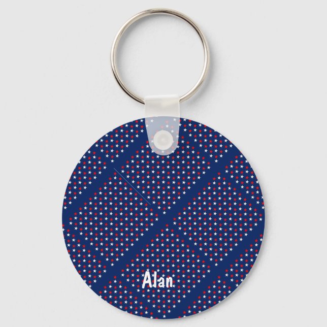 Llavero Keychain rojo blanco/azul (Anverso)