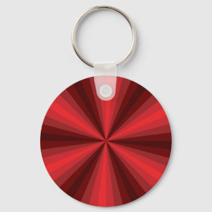 Llavero Keychain rojo de ilusión óptica