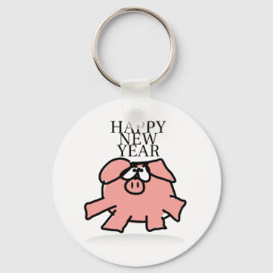 Llavero Keychain ronda el año 2019 del Cerdo Personalizado