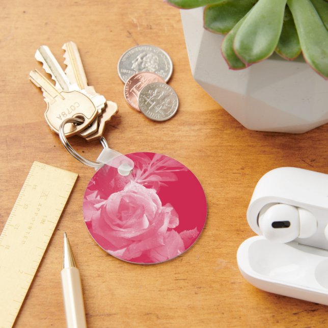 Llavero Keychain rosa rosa rosa (Escritorio )