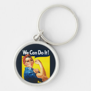 Llavero Keychain Rosie The Riveter Podemos Hacerlo