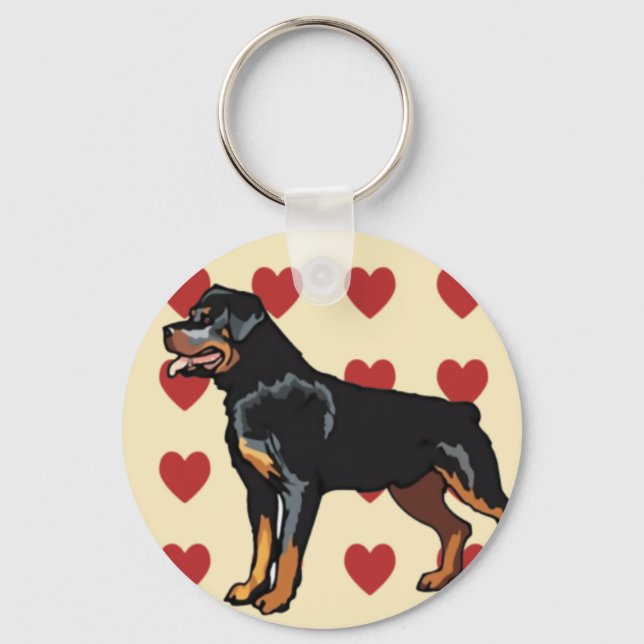 Llavero Keychain - Rottweiler (Anverso)