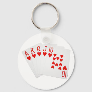 Llavero Keychain Royal Flush