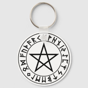 Llavero keychain Rune Pentacle