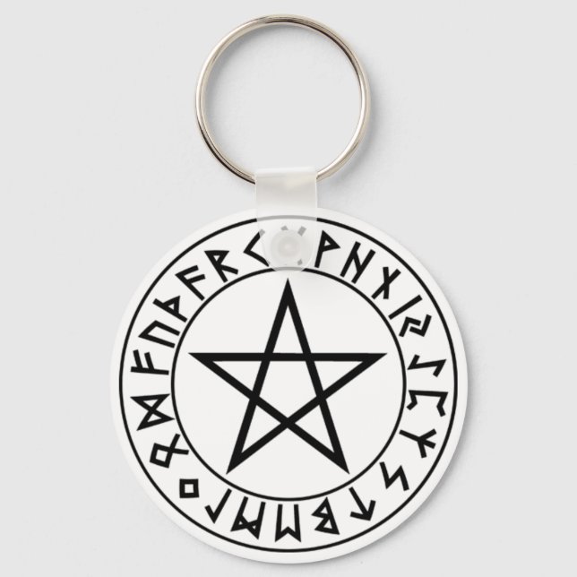 Llavero keychain Rune Pentacle (Anverso)