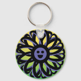 Llavero Keychain Sally Flower Sonriente - 369