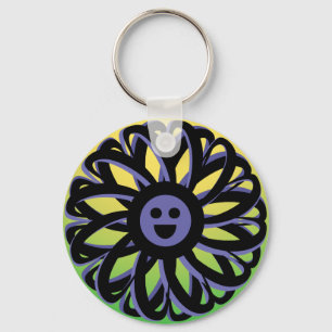 Llavero Keychain Sally Flower Sonriente - 369
