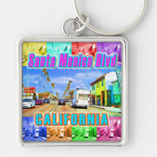 Llavero Keychain "Santa Mónica Blvd 3"