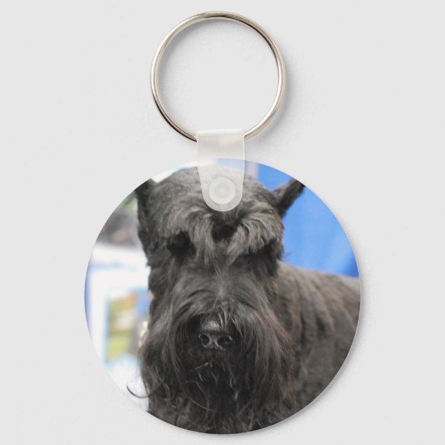 Llavero Keychain Schnauzer gigante (Anverso)