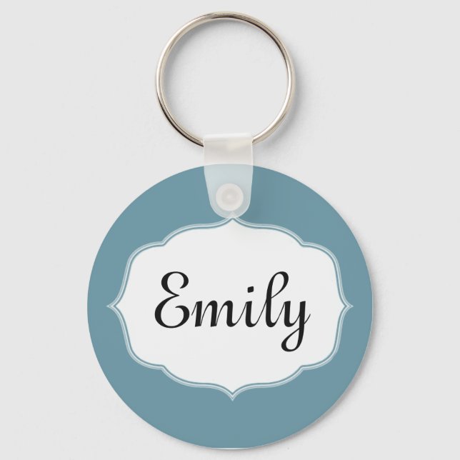 Llavero Keychain Scuba Blue personalizado (Anverso)