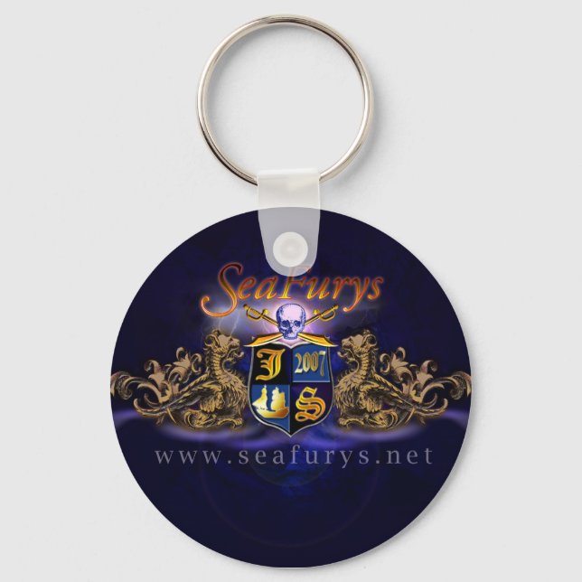 Llavero Keychain SeaFurys Shield (azul) (Anverso)