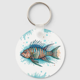 Llavero Keychain - Serie acuarela: Lionfish