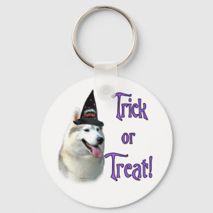 Llavero Keychain Siberian Husky Trick