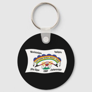 Llavero Keychain Sioux Flag