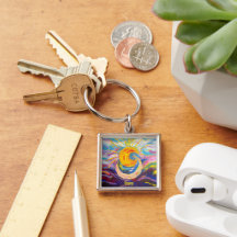 Keychain "Sol y Luna"