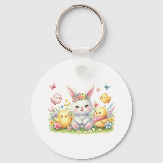 Llavero Keychain-Spring Floral Keychain (Anverso)