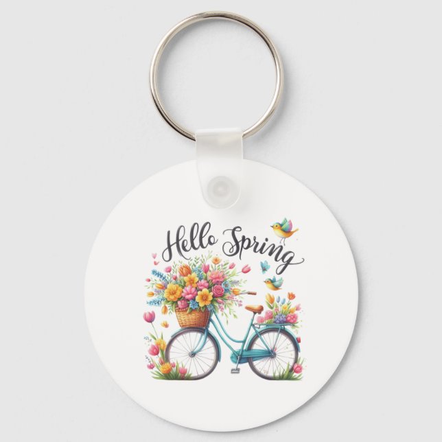 Llavero Keychain-Spring Floral Keychain (Anverso)