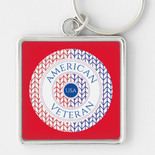 Llavero Keychain Square Premium Square (rojo)