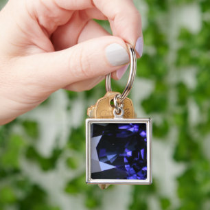 Llavero Keychain Square Sapphire
