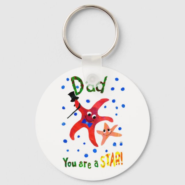 Llavero Keychain Starfish (Anverso)