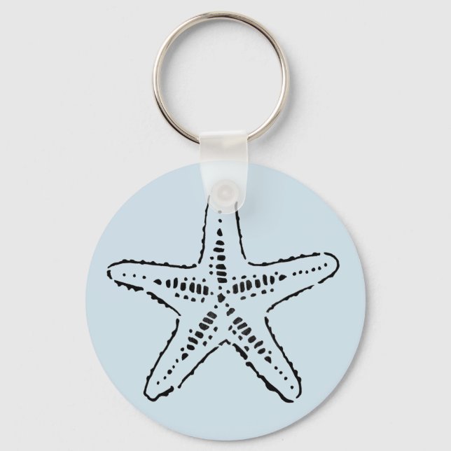 Llavero Keychain Stencie Sea Star (Anverso)