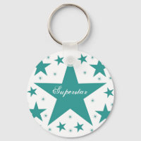 Keychain superestrella, Verde azulado