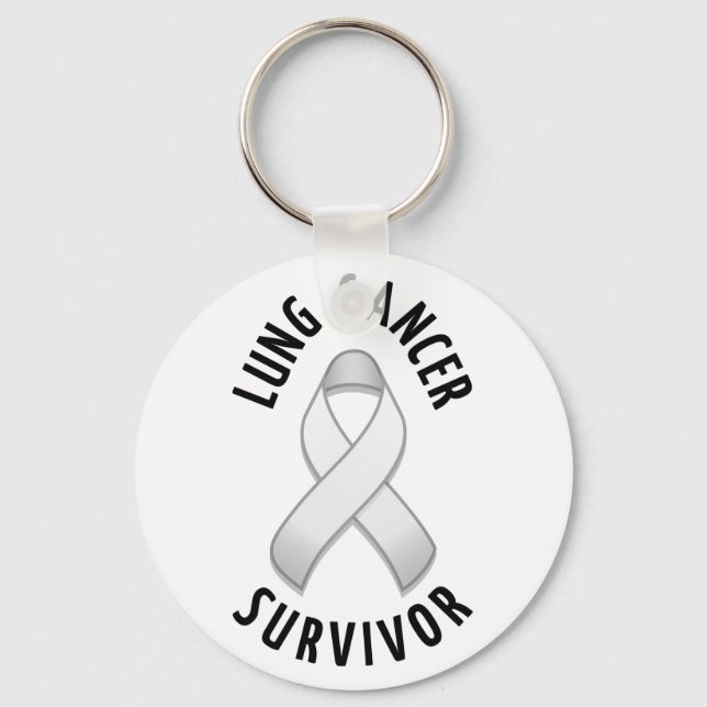 Llavero Keychain, superviviente del cáncer de pulmón (Anverso)