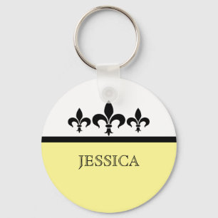Llavero Keychain Swanky Fleur De Lis