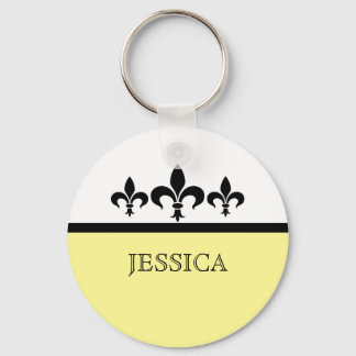 Llavero Keychain Swanky Fleur De Lis