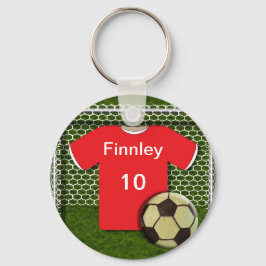Llavero Keychain temática del fútbol personalizado