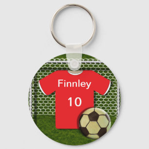 Llavero Keychain temática del fútbol personalizado