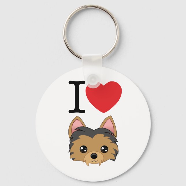 Llavero Keychain Terrier de Yorkshire (Anverso)