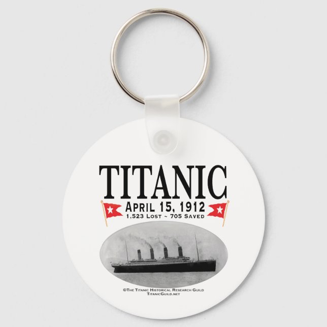Llavero Keychain Titanic Ghost Ship (blanco) (Anverso)